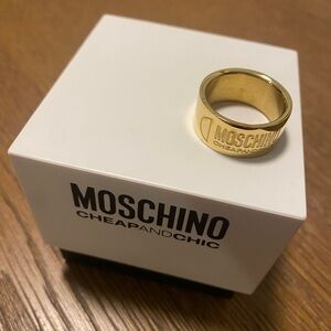 Moschino Gold Ring